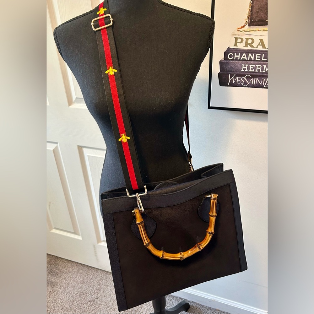 Black Gucci Diana with bamboo handles and unbranded crossbody - Picture 3 of 14